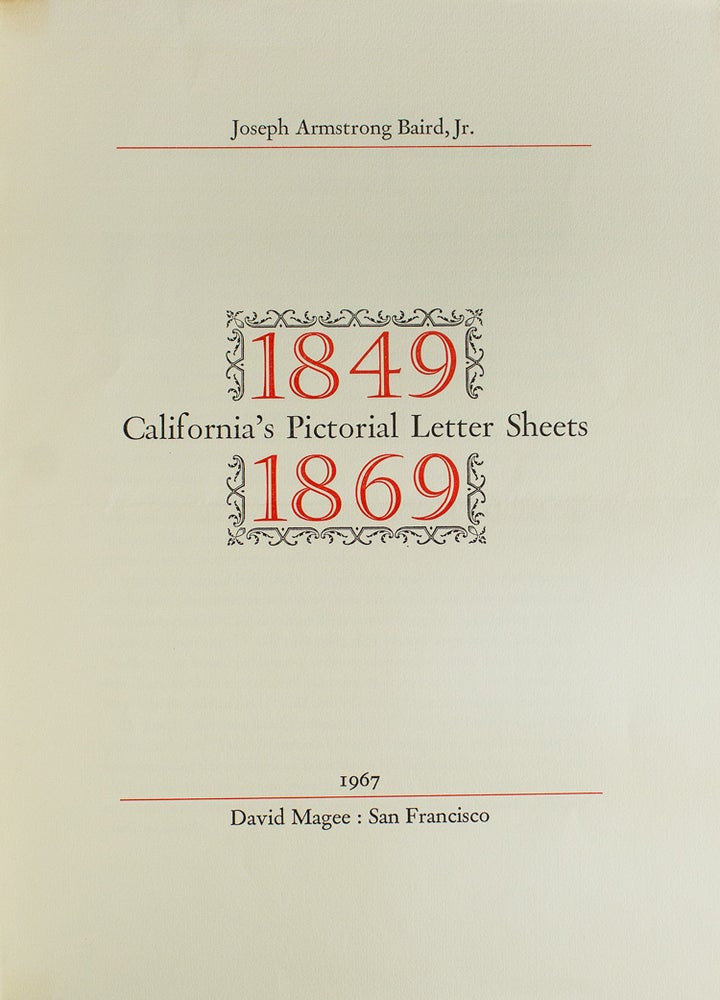 California's Pictorial Letter Sheets 1849-1869