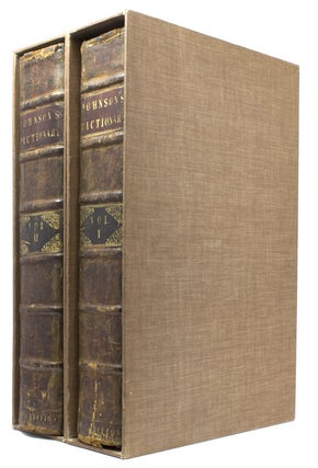 Item #247043 A Dictionary of the English Language: in which the words are deduced from their...