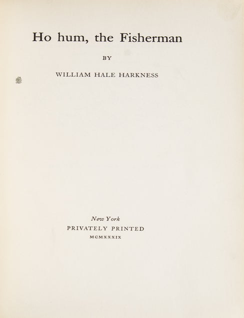 Ho Hum, the Fisherman