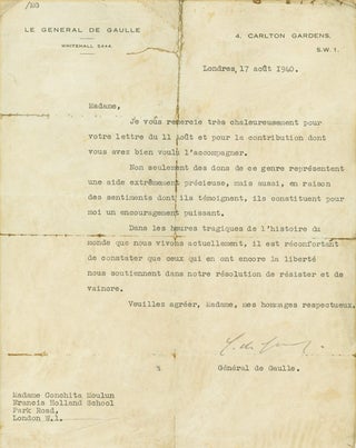 Item #247169 Typed Letter, signed (“J.H. Doolittle”), to U.S. Congressman James M. Mead,...
