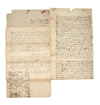 Item #247385 [Manuscript document signed, the agreement for the sale of the Joliet-Courier...