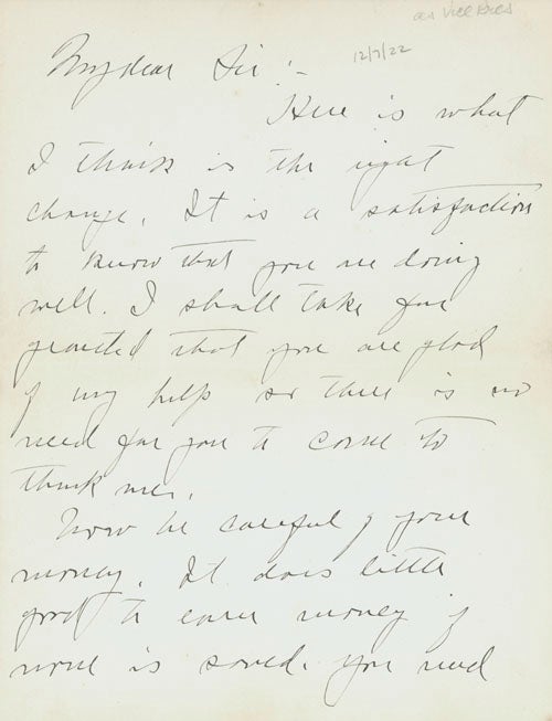 Item #247805 Autograph Letter, signed (“Calvin Coolidge”), to Mr. D.M. Stoner. Calvin Coolidge.