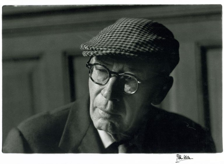 Item #247855 Photograph of Henry Miller at the 1962 International Writers Conference. Henry Miller, Peter Keen.