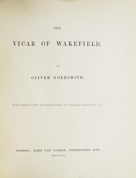 The Vicar of Wakefield
