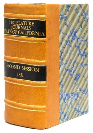 Item #248351 Journals of the Legislature of the State of California; at Its Second Session: Held...
