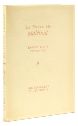 Item #248701 La Porte de Malétroit. Allen Press, Robert Louis Stevenson