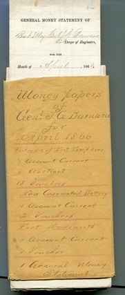 Item #249224 Archive of partly-printed documents, most signed by Barnard, relating to Corps of...