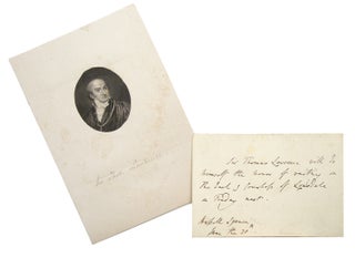 Item #249238 Autograph Notes, Signed. Thomas Lawrence, Sir
