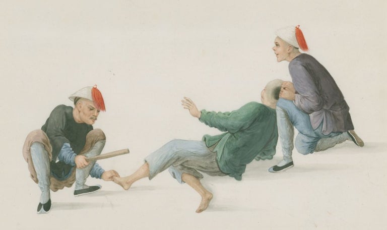 Item #249369 The Punishments of China. [With:] 23 original watercolor drawings after the plates. George Henry Mason.