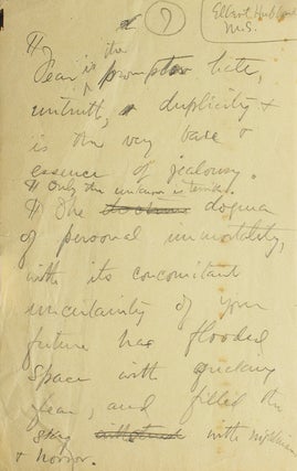 Item #249716 Part of Manuscript which appeared in The Philistine Vol. 21, No. 4, September 1905....