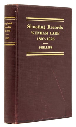 Item #249813 Wenham Lake Shooting Record and the “Farm Bag” 1897 to 1925. John C. Phillips