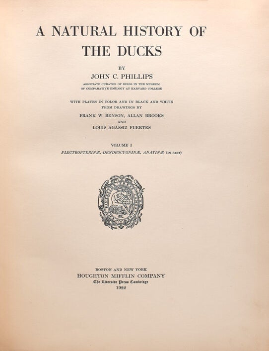 A Natural History of the Ducks