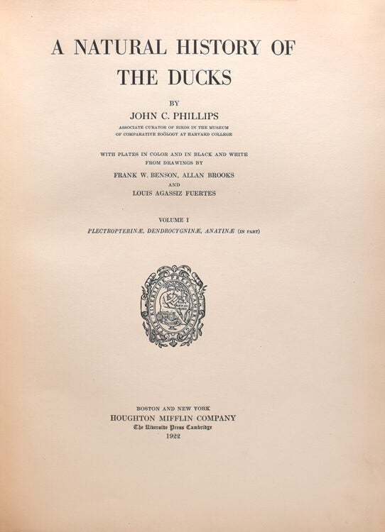 A Natural History of the Ducks