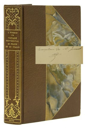Item #250125 Voyage Sentimental en France et en Italie. Traduction nouvelle par Alfred Hédouin....