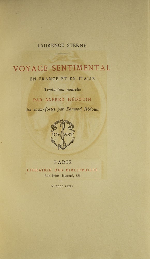 Voyage Sentimental en France et en Italie. Traduction nouvelle par Alfred Hédouin (4/5)