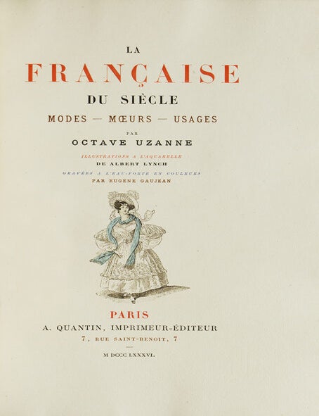 La Francaise du Siècle.  Modes — Moeurs — Usages (2/9)