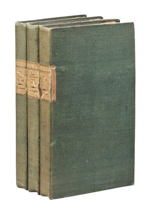 Item #250494 Melincourt. By the author of Headlong Hall … In Three Volumes. Thomas Love Peacock