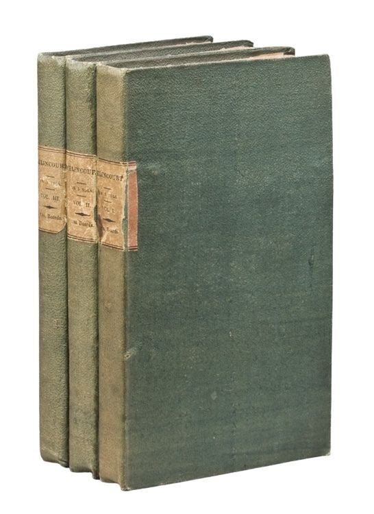 Item #250494 Melincourt. By the author of Headlong Hall … In Three Volumes. Thomas Love Peacock.