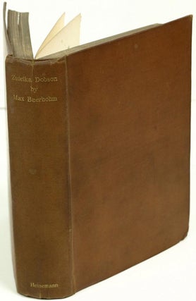 Item #25086 Zuleika Dobson or, An Oxford Love Story. Max Beerbohm