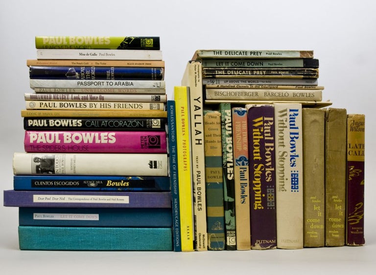 Collection of 31 books inscribed by Paul Bowles to his friend, composer Phillip Ramey