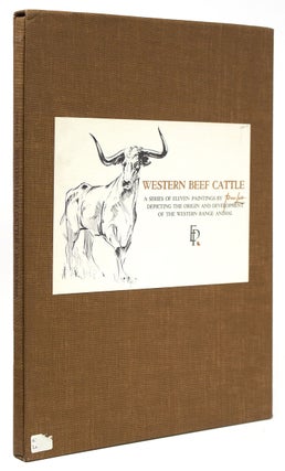 Item #251891 Western Beef Cattle. A Series of Eleven Paintings...Depicting the Origin and...