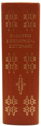 Item #252109 Chambers Biographical Dictionary. Revised Edition. J. O. MA Thorne, T C. MA