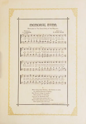 Item #252121 Memorial Hymn. Dedicated to the Grand Army of the Republic. J. A. Gardner