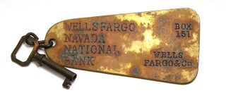Item #252146 Wells Fargo Nevada [sic] National Bank Box 151 Wells Fargo & Co [text on key tag]....