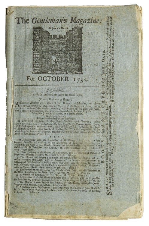 The Gentleman’s Magazine; for October 1752
