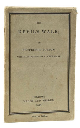 Item #252932 The Devil's Walk: A Poem. By Professor Porson. Edited with a Biographical...