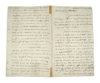 Item #253086 Autograph letter Signed, from James Sullivan to Elbridge Gerry, calling for...