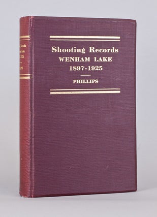 Item #253388 Wenham Lake Shooting Record and the “Farm Bag” 1897 to 1925. John C. Phillips