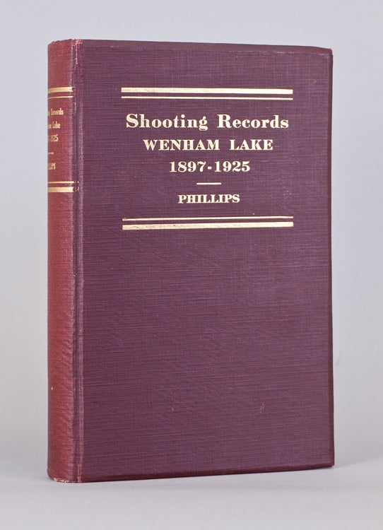 Item #253388 Wenham Lake Shooting Record and the “Farm Bag” 1897 to 1925. John C. Phillips.