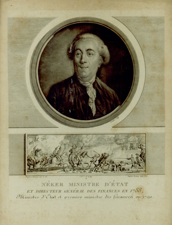 Letter signed “Necker” to Joseph-Marie de Barral, acknowledging receipt ...