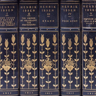 Item #254069 The Works of ... with Henrik Ibsen, by Edmund Gosse. Henrik Ibsen