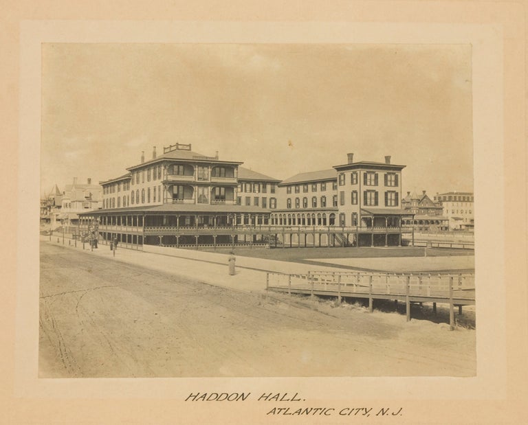 10 Photographs of the Chalfonte Haddon Hall in Atlantic City and Tremont 1885-1890 (3 views), Crystal Cottage Ocean Beach (now Belmar) other property of S.P. Leeds