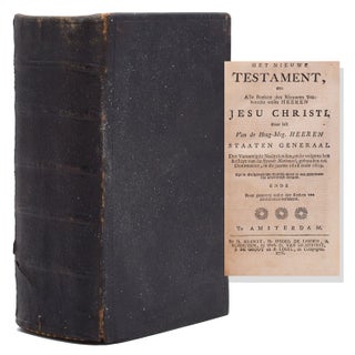 Item #254347 Biblia Dat is De gantsche H. Schrift vervatten alle Canonyke Boeken des Ouden en...
