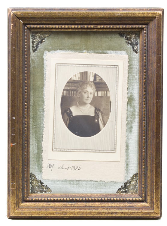 Item #254693 Photograph of Sara Roosevelt, docketed in Elaeanor Roosevelt's hand "SDR about 1926" Sara Roosevelt.