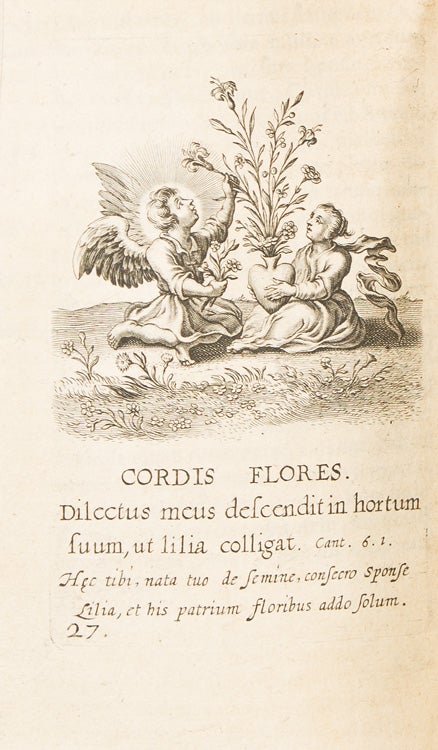 Item #254818 Schola cordis, sive, Aversi à Deo cordis ad eumdem reductio, et instructio. Emblem Book, Benedictus van Haeften.