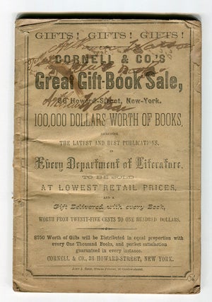 Item #254825 Cornell & Co.'s Great Gift-Book Sale...100,000 dollars worth of books...to be sold...