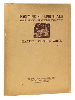 Item #25594 Forty Negro Spirituals. Compiled and Arranged for Solo Voice with Pianoforte...