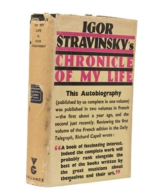 Item #255987 Chronicle of My Life. Igor Stravinsky