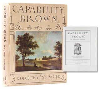 Item #256090 Capability Brown. With an Introduction by Christopher Hussey. Capability Brown,...