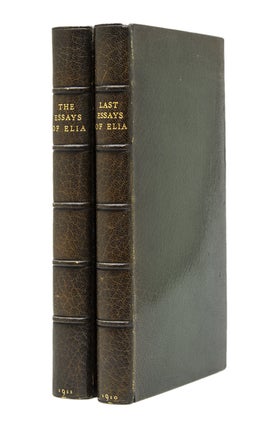 Item #256155 Essays of Elia and Last Essays of Elia. Introduction by Augustine Birrell. Charles...