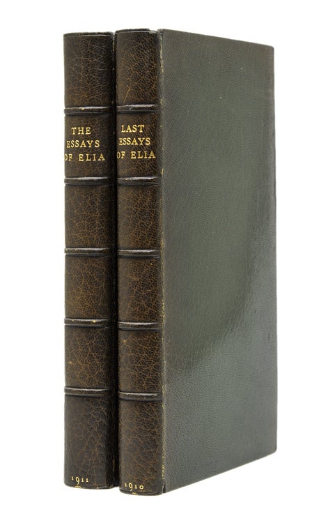 Item #256155 Essays of Elia and Last Essays of Elia. Introduction by Augustine Birrell. Charles Lamb.