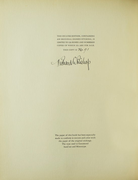 Bishop's Birds. Etchings of Water-Fowl and Upland Game Birds. Foreword by Colonel Harold P.... (3/4)