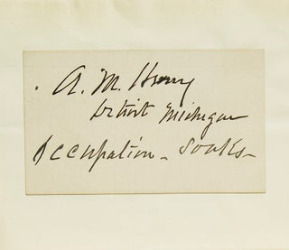 Item #256874 Manuscript Diary covering Trips to Bermuda (146 pp., Janurary 4-April 24, 1901), the...