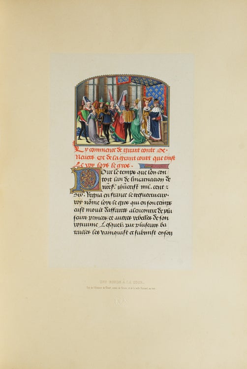 Costumes Moeurs et Usages de la Cour de Bourgogne Sous le Règne de Philippe III Dit le Bon (1455-1460)