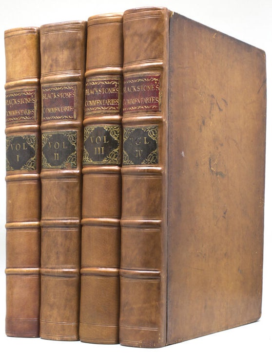 Commentaries on the Laws of England