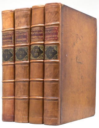 Item #257187 Commentaries on the Laws of England. William Blackstone